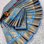 Meena work saree