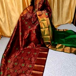 Meena work saree