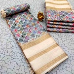 Ac Space Linen Cotton Sarees