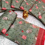 Ac Space Linen Cotton Sarees
