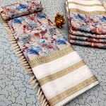 Ac Space Linen Cotton Sarees
