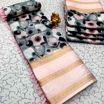 Ac Space Linen Cotton Sarees