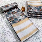 Ac Space Linen Cotton Sarees