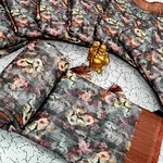 Ac Space Linen Cotton Sarees