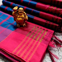 Checked Cotton Sarees