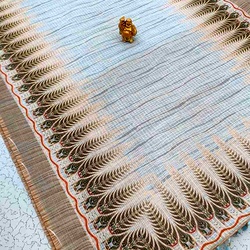 Digital Linen Cotton Sarees