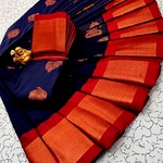 Fancy New soft silk Sarees