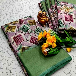 Fancy Print Cotton Sarees