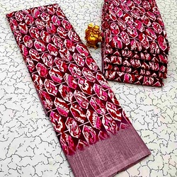 Fancy Print Cotton Sarees