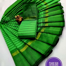 Plain Cotton Sarees