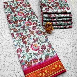 Printing Poly Cotton Sarees