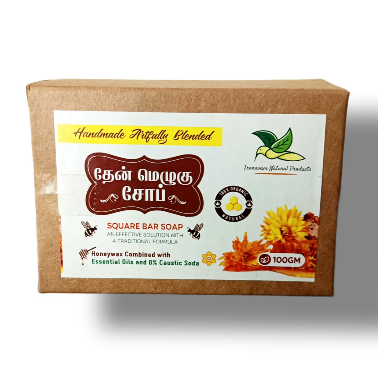 Natural Honeycomb Beeswax Soap Handcrafted, Handmade | Theanmelugu Soap