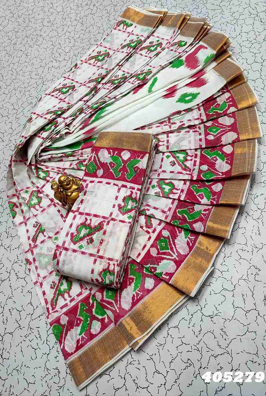 kasavu saree
