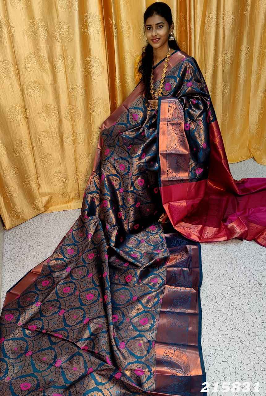 Meena work saree