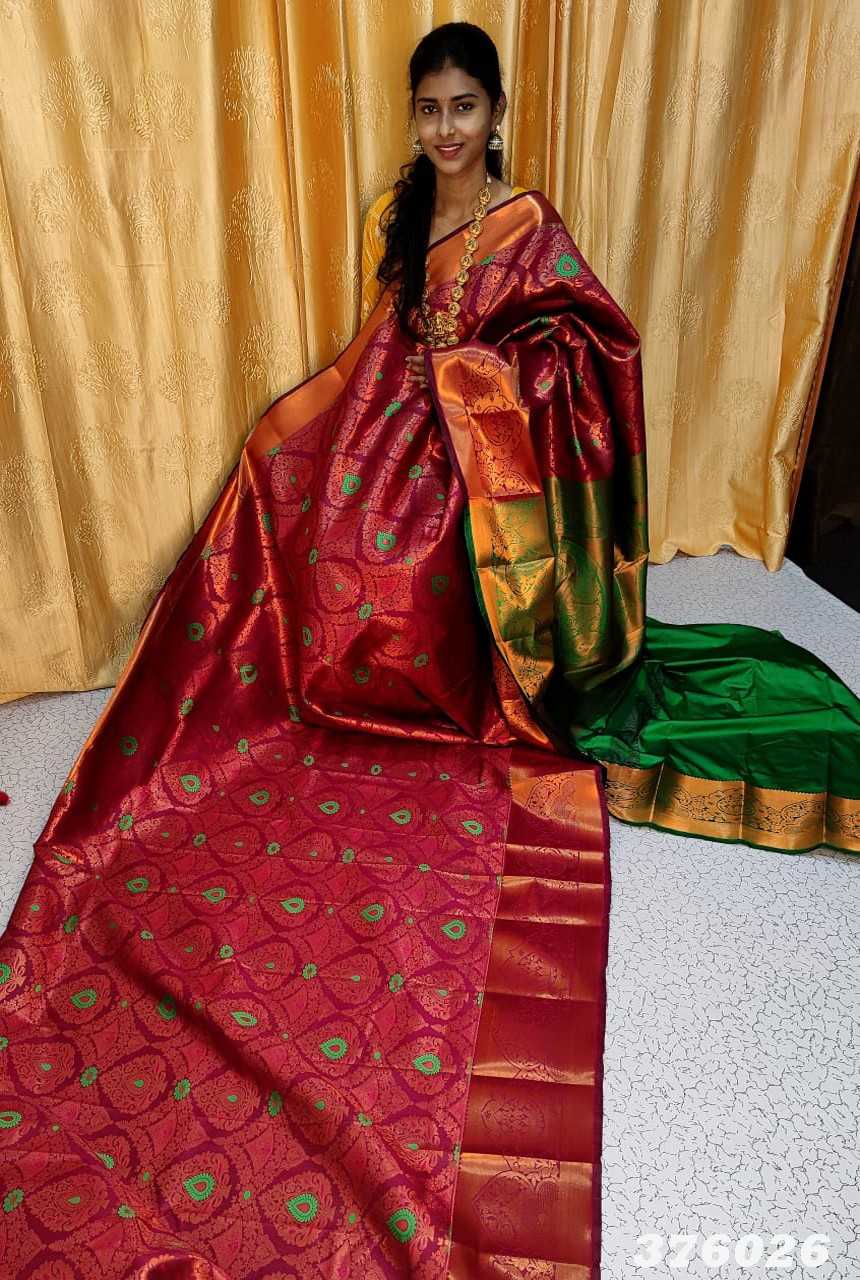 Meena work saree