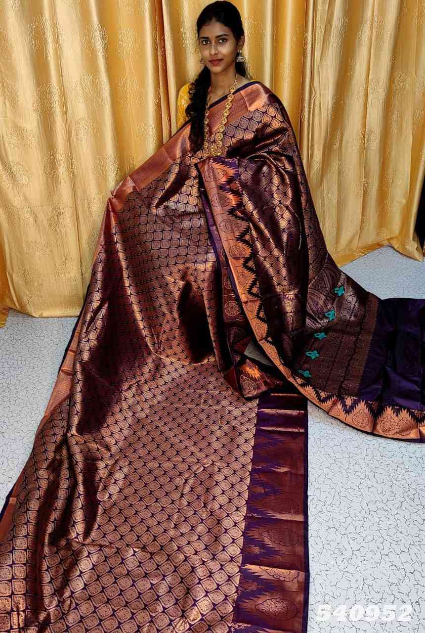 Meena work saree