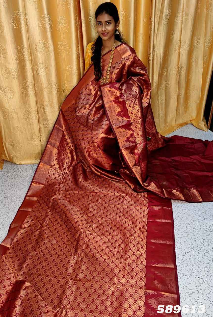 Meena work saree