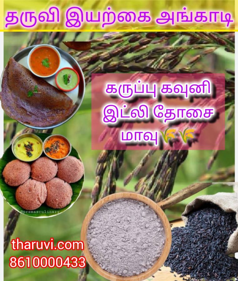 Black Rice Dosai Mix| Karuppukavuni Idli Mix