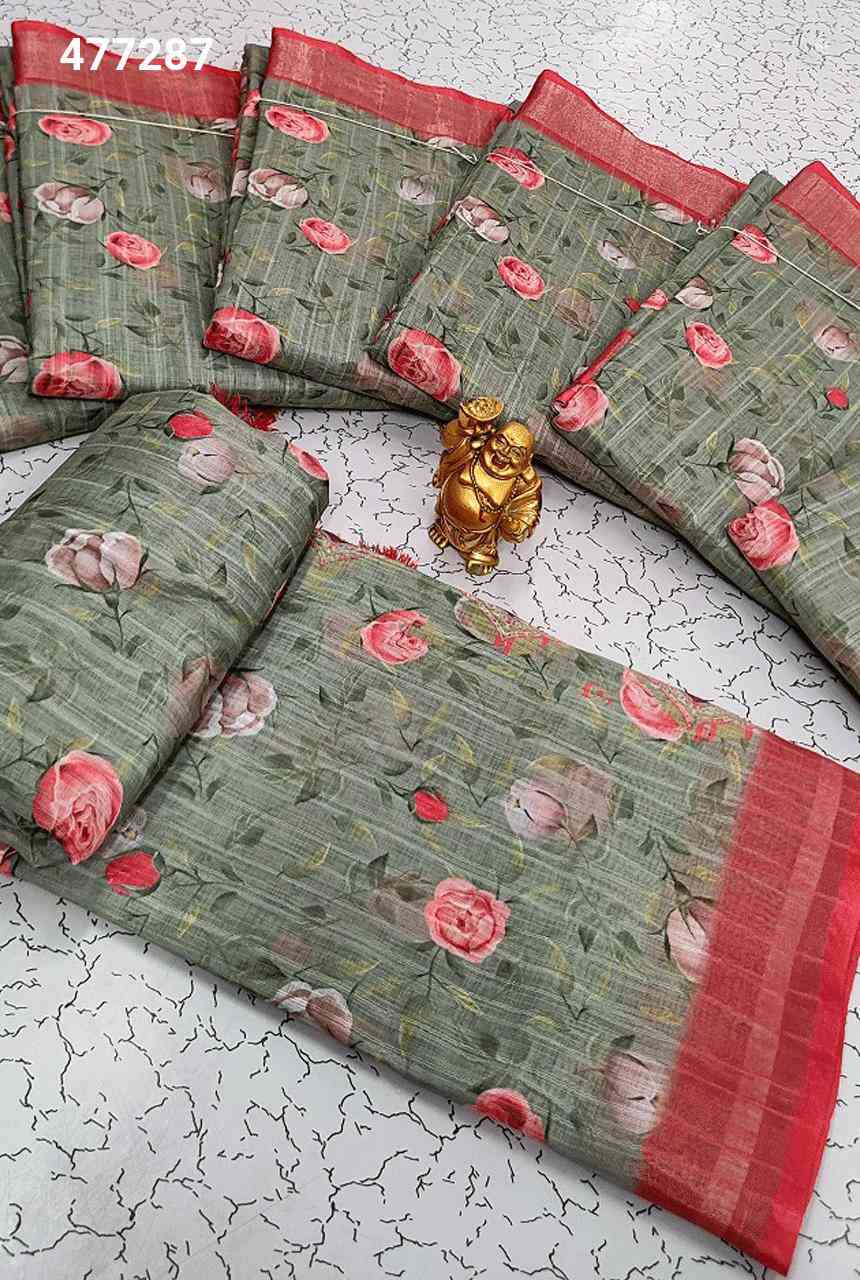 Ac Space Linen Cotton Sarees