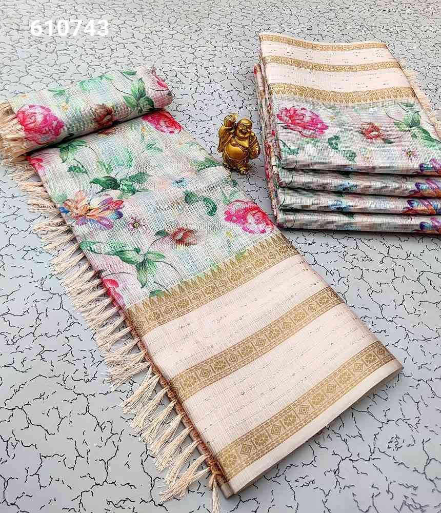 Ac Space Linen Cotton Sarees