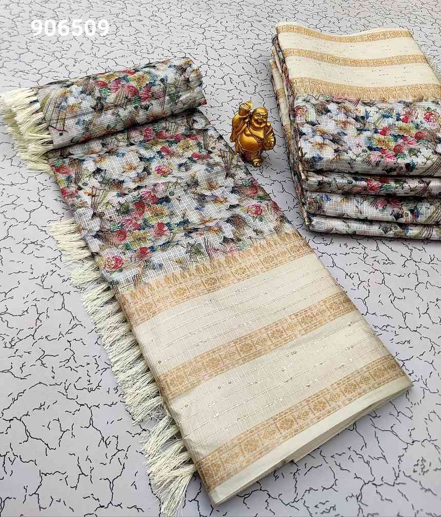 Ac Space Linen Cotton Sarees