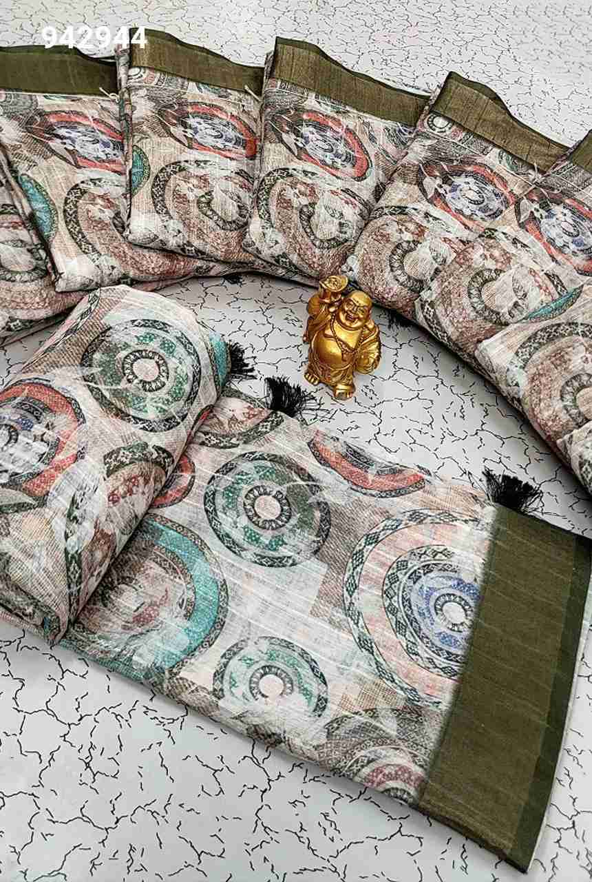 Ac Space Linen Cotton Sarees