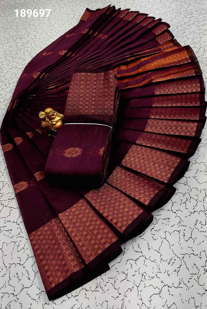 Butta Silk Cotton Sarees