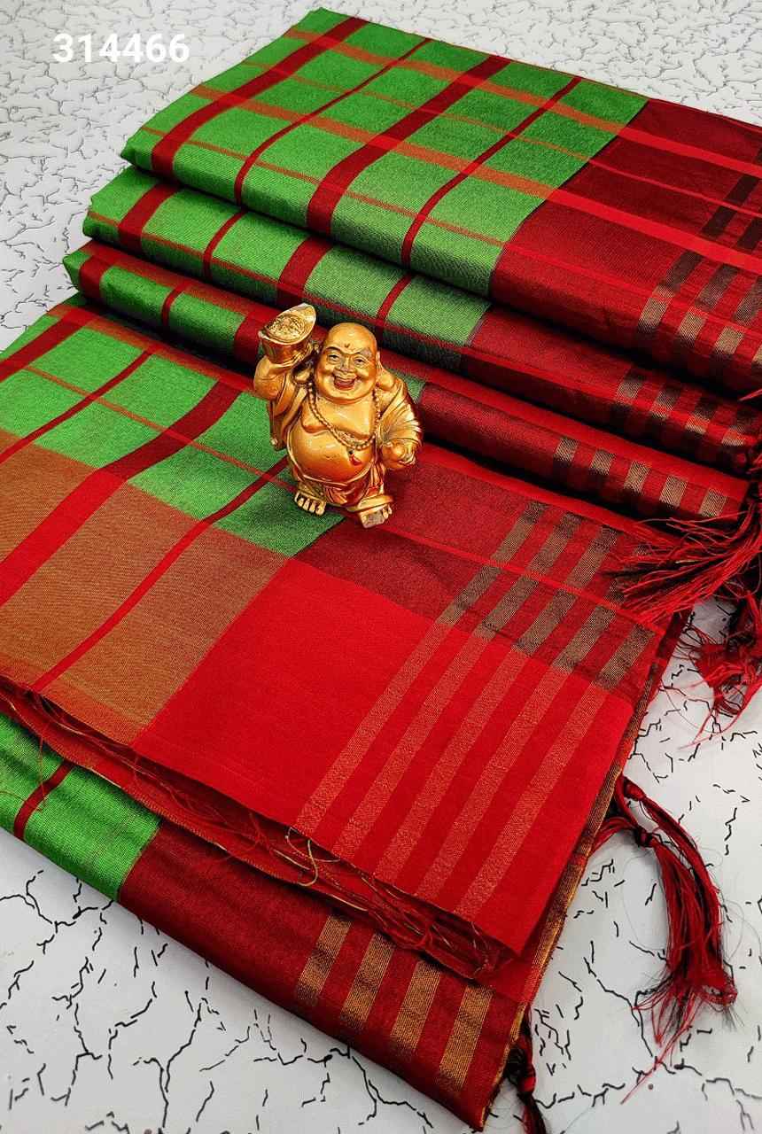 Checked Cotton Sarees