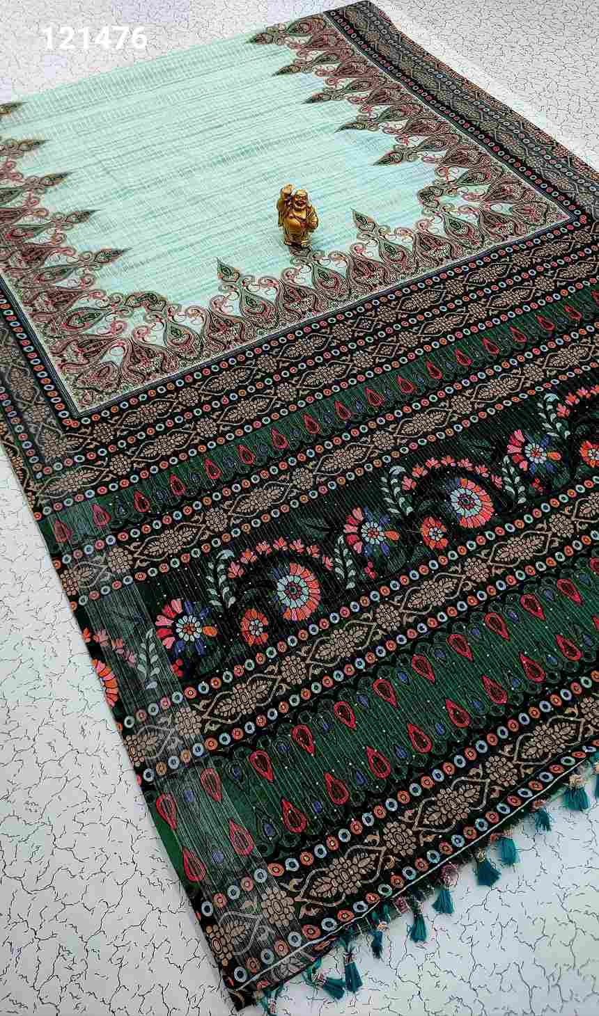 Digital Linen Cotton Sarees