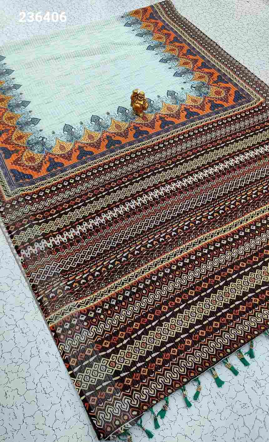 Digital Linen Cotton Sarees