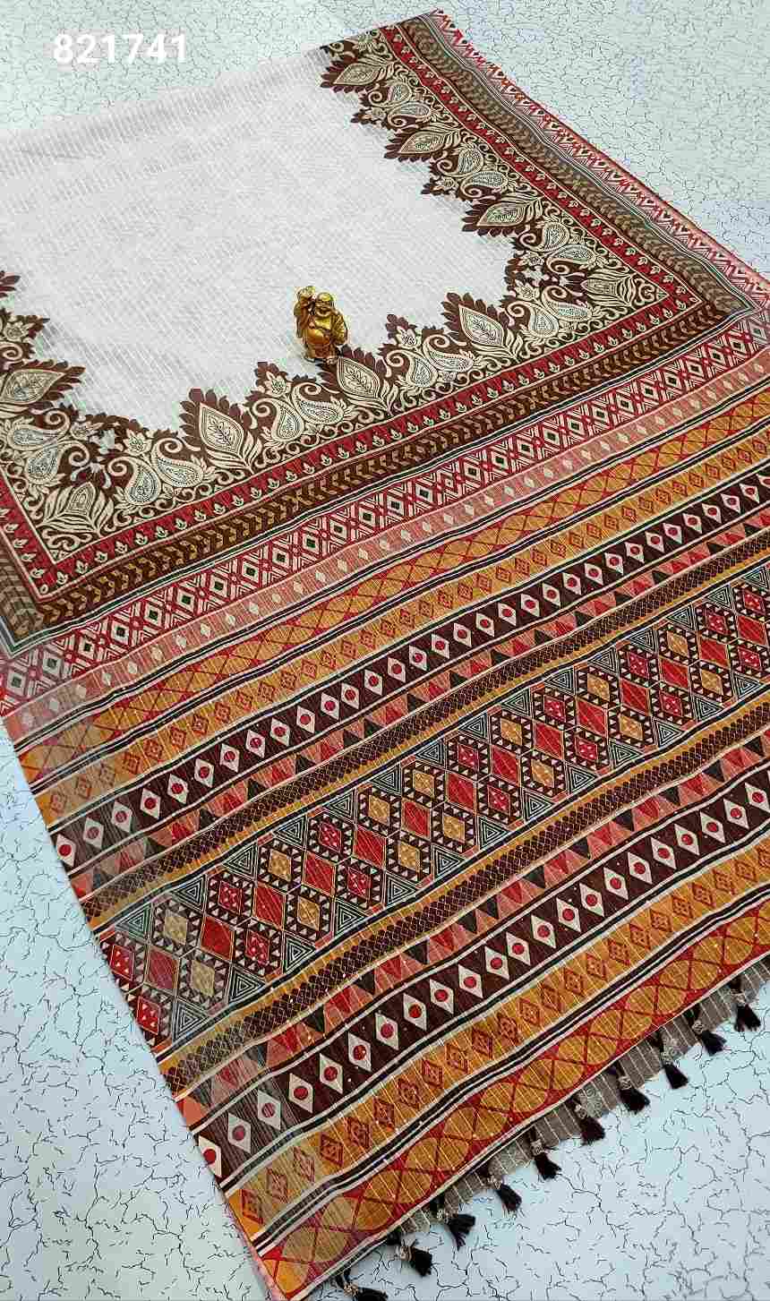 Digital Linen Cotton Sarees