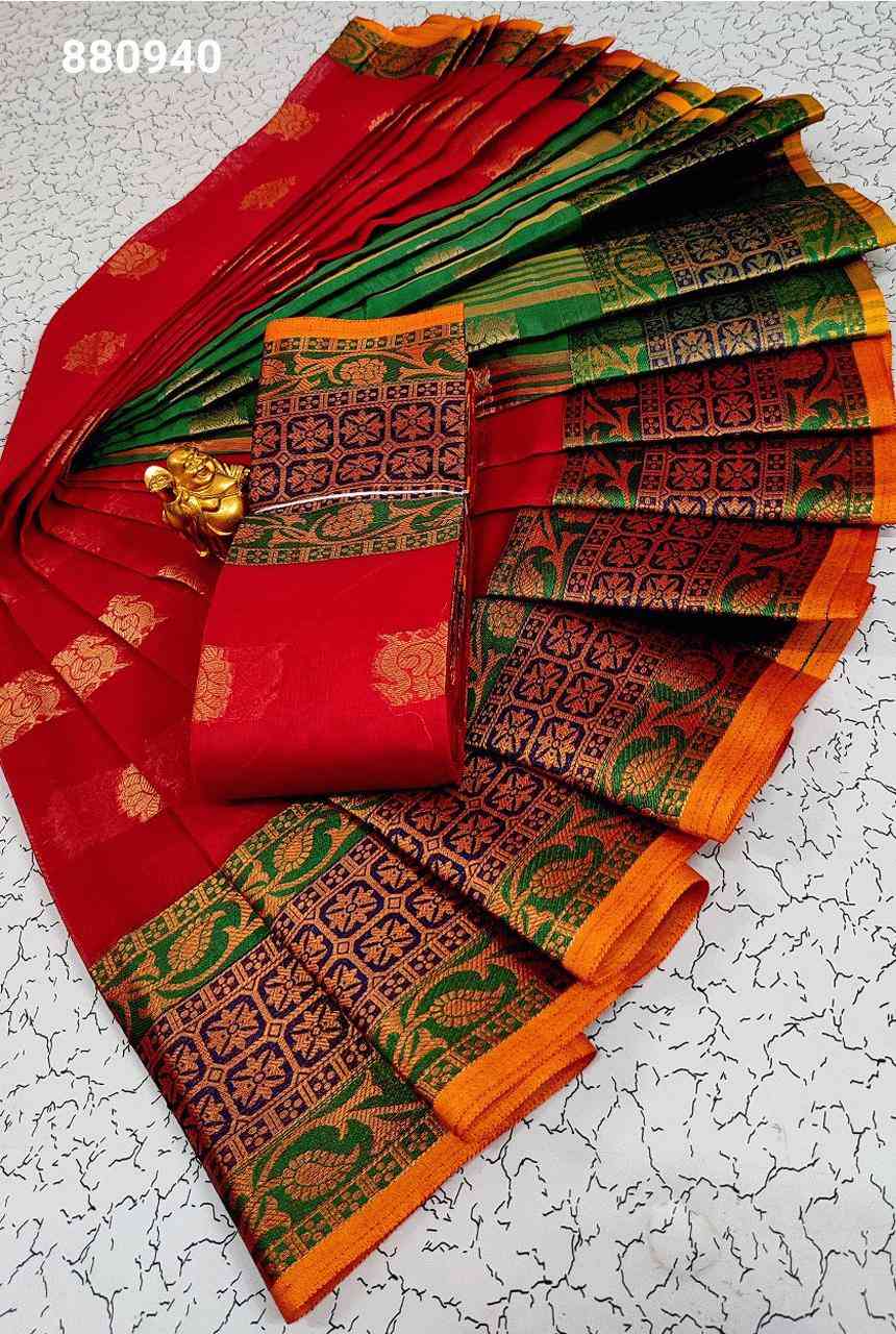 Fancy Meena Cotton Sarees