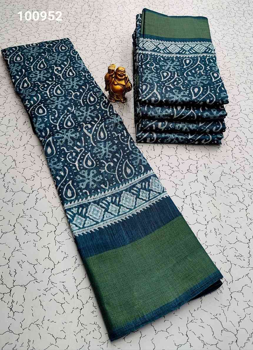 Fancy Print Cotton Sarees