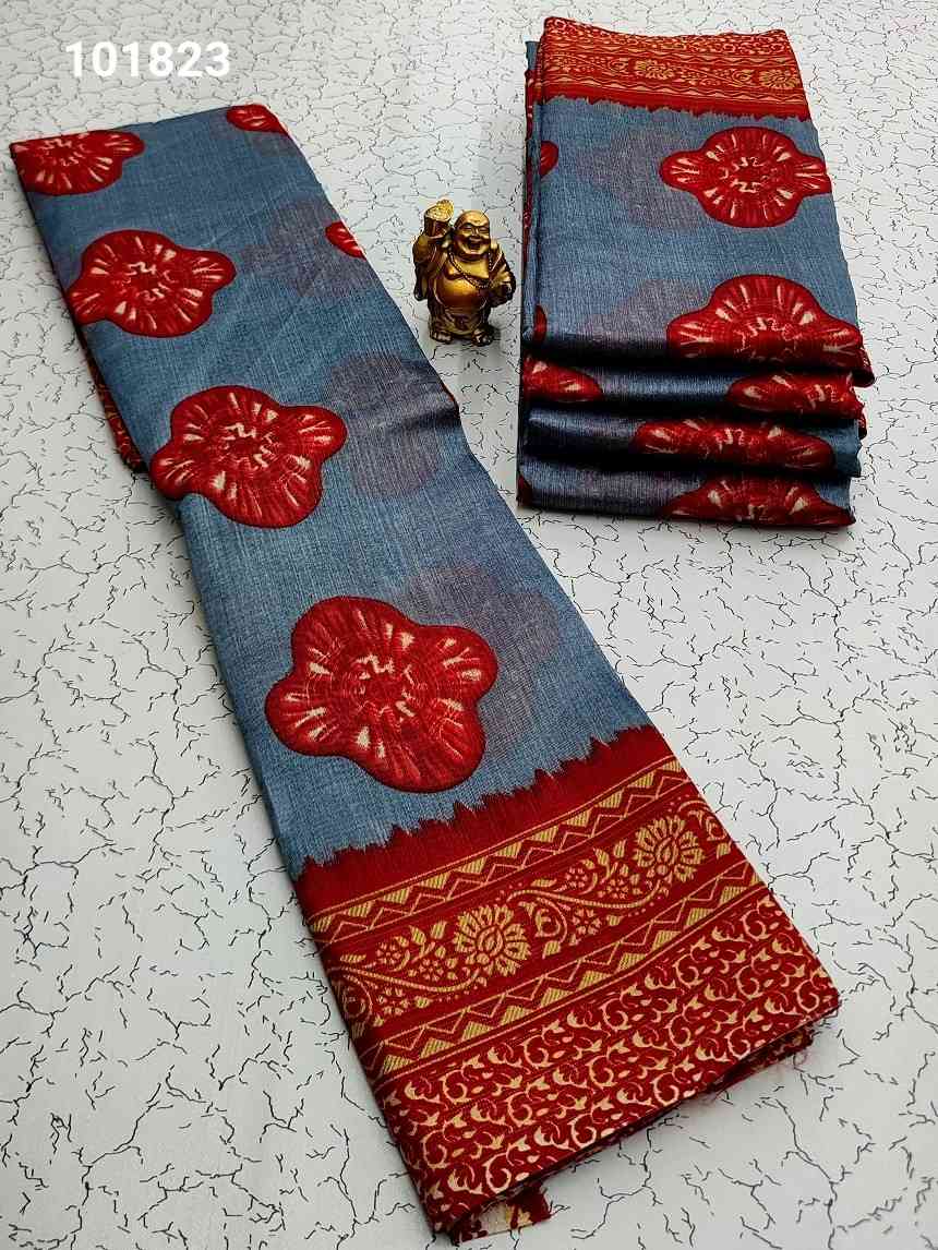 Fancy Print Cotton Sarees