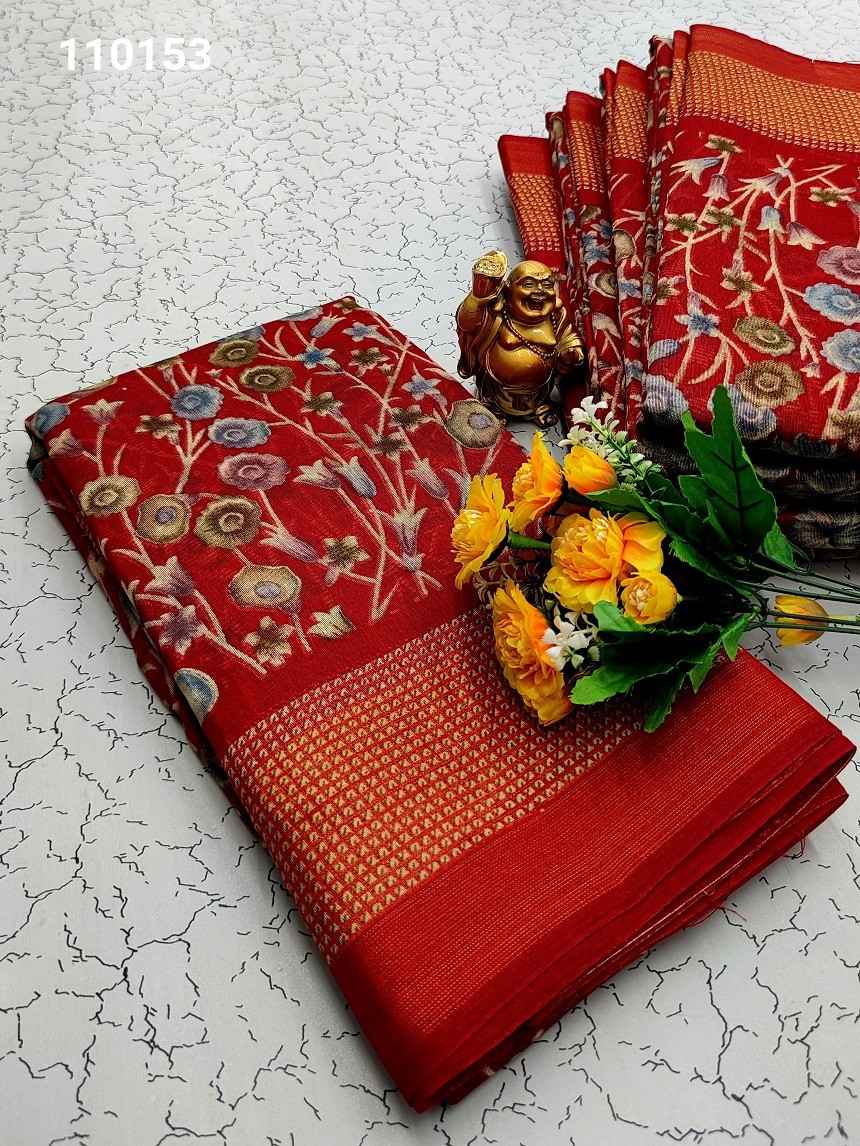 Fancy Print Cotton Sarees