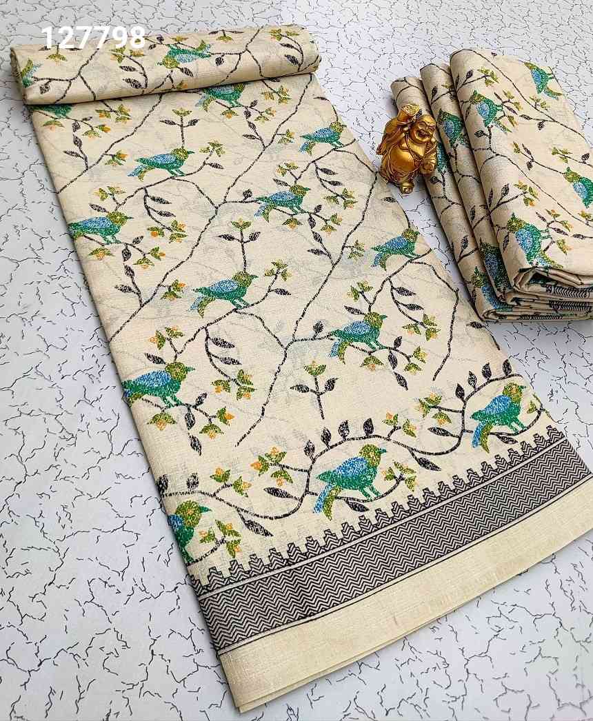 Fancy Print Cotton Sarees