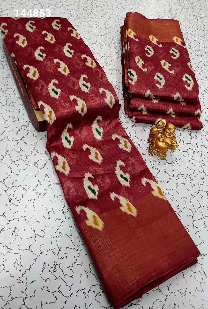 Fancy Print Cotton Sarees