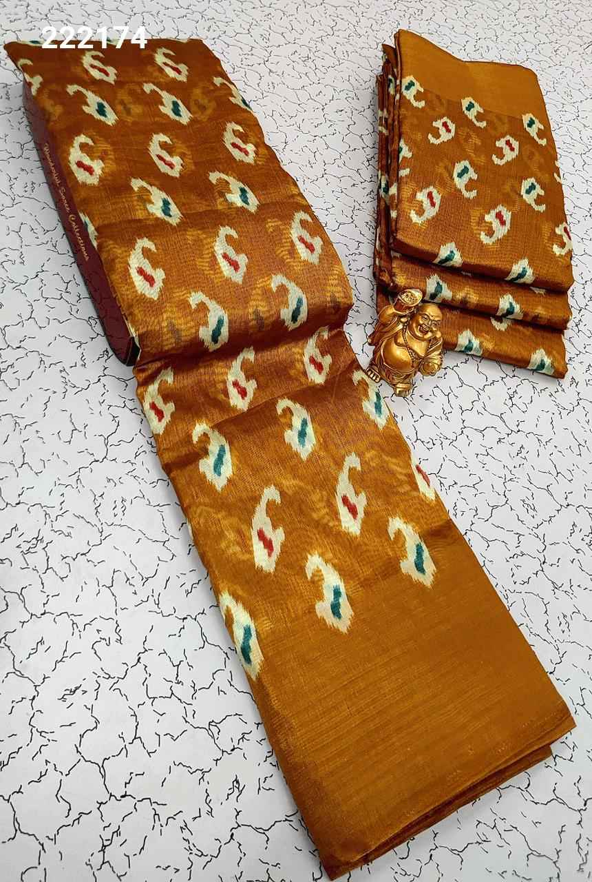 Fancy Print Cotton Sarees