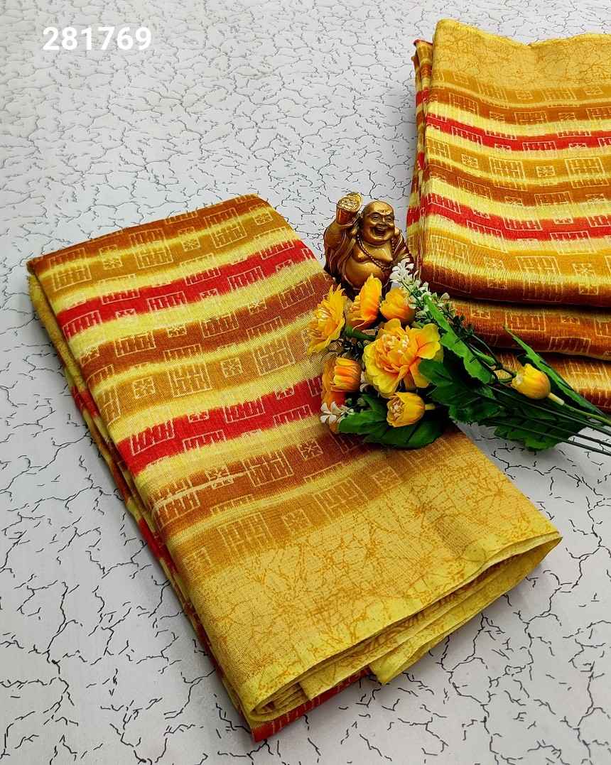 Fancy Print Cotton Sarees