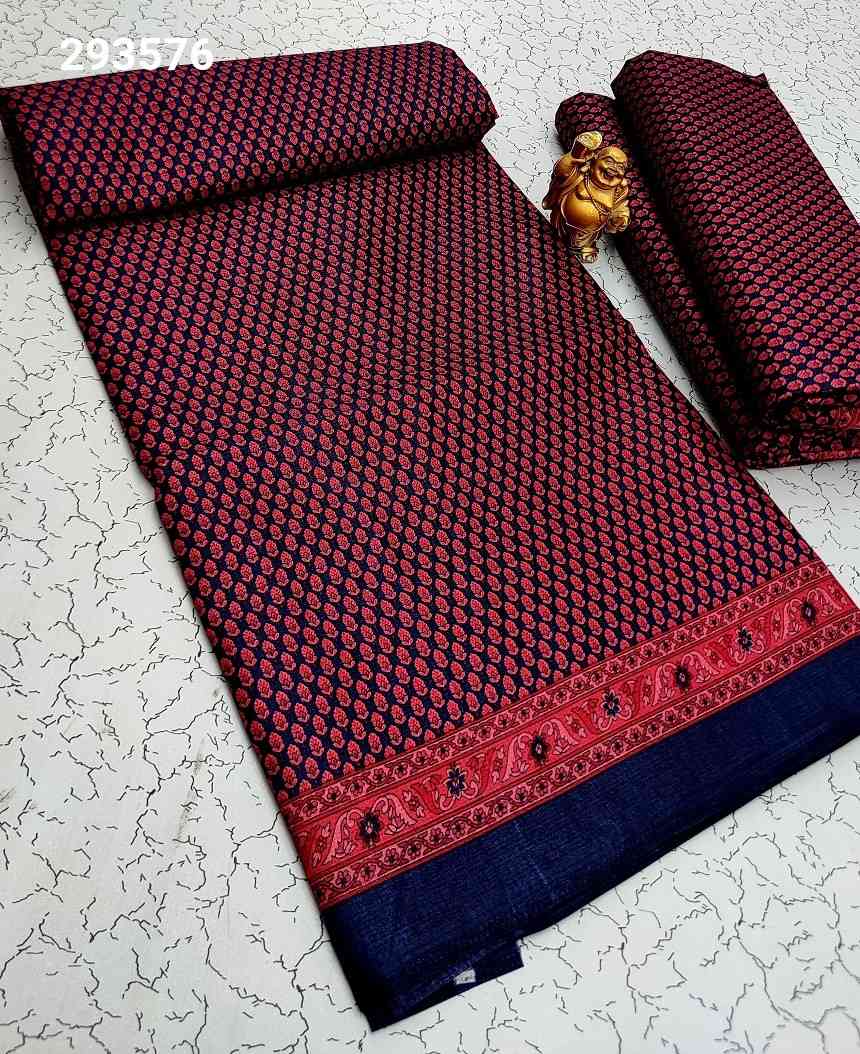 Fancy Print Cotton Sarees