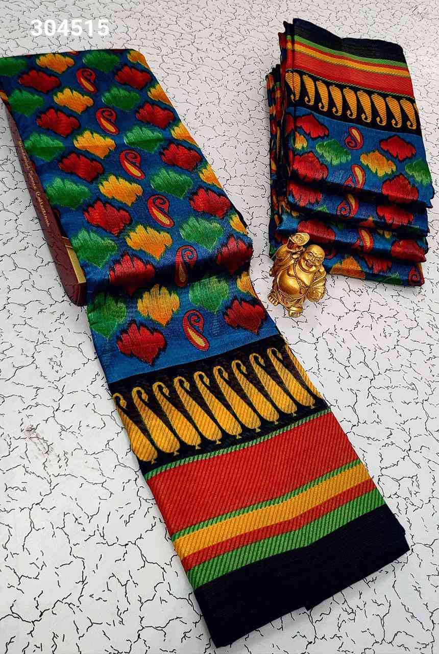 Fancy Print Cotton Sarees