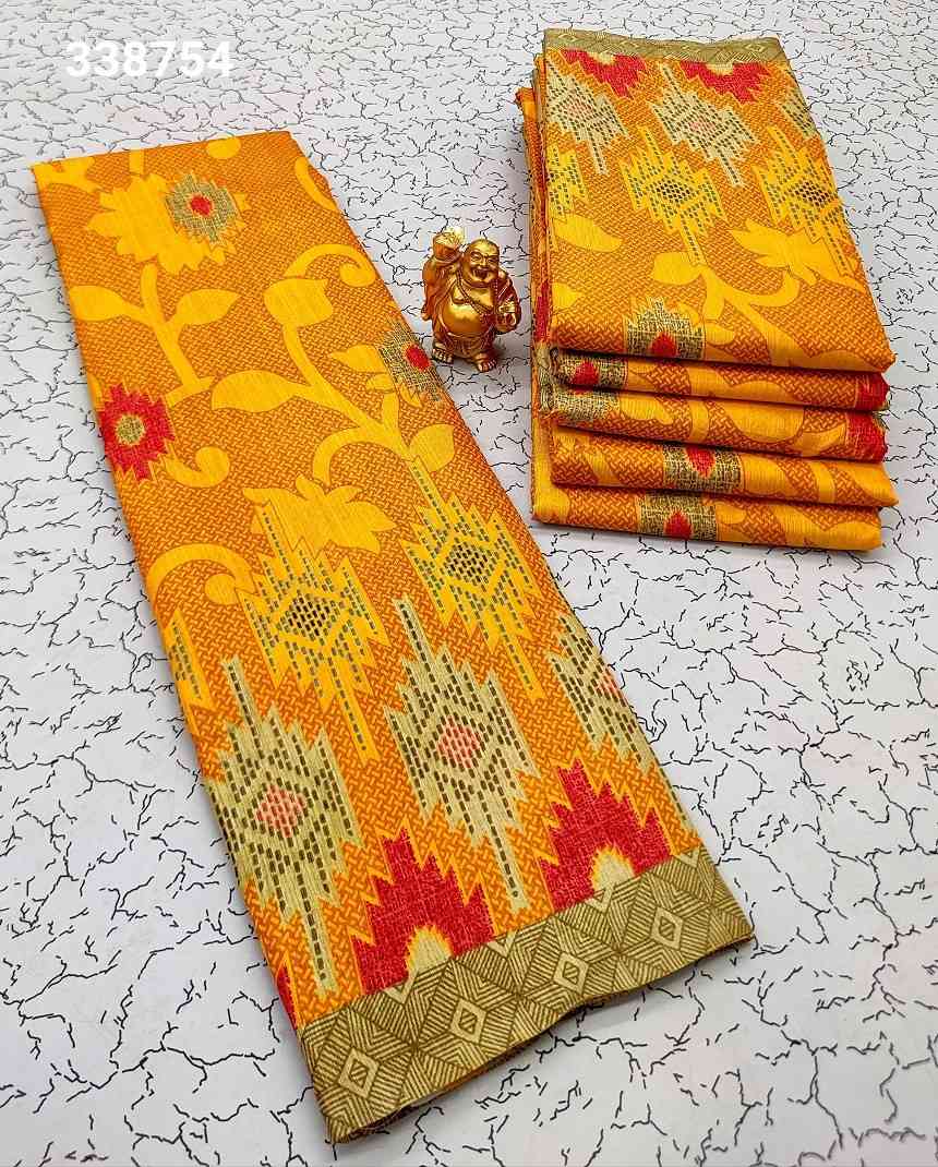 Fancy Print Cotton Sarees