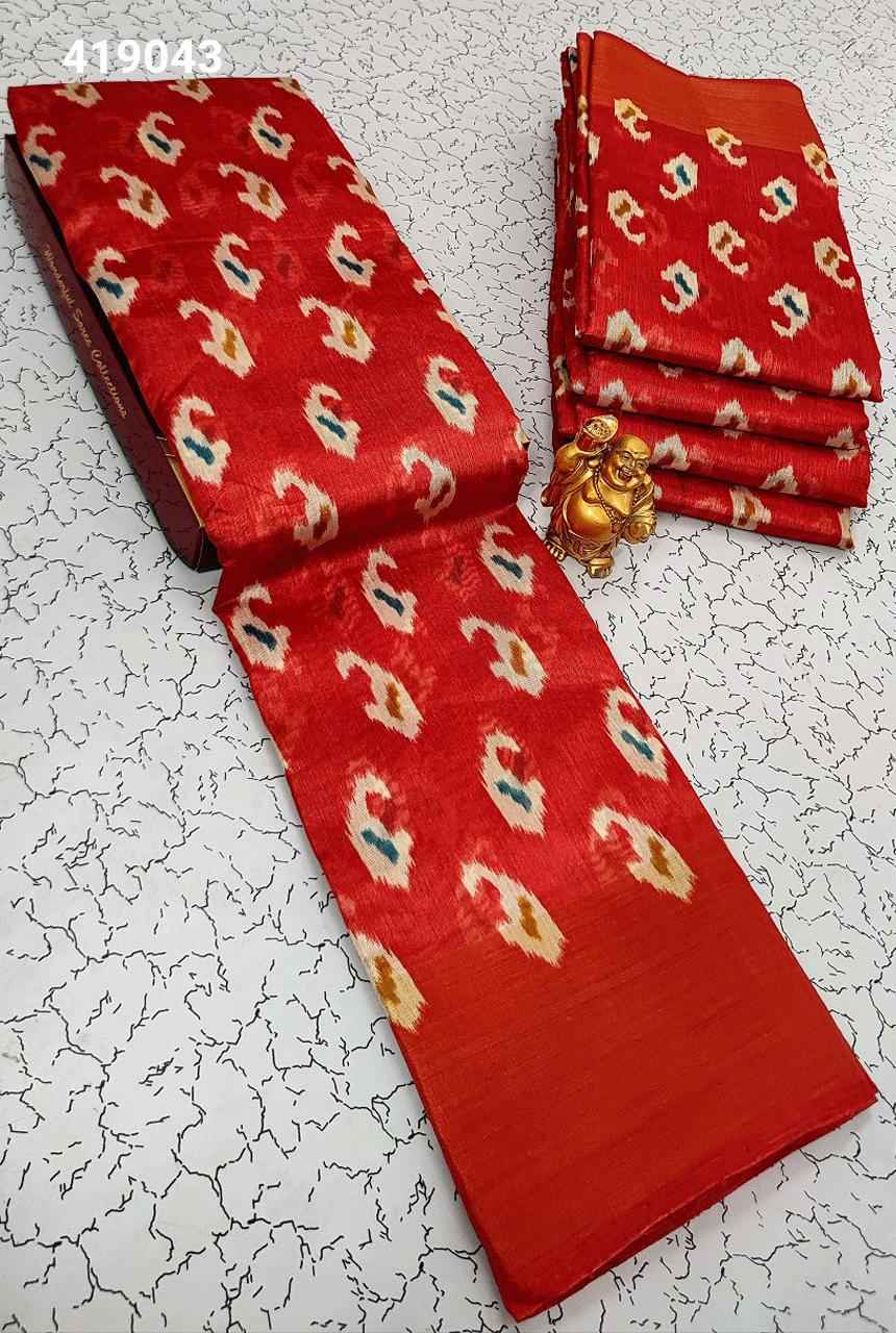 Fancy Print Cotton Sarees