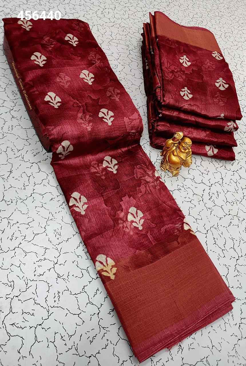 Fancy Print Cotton Sarees