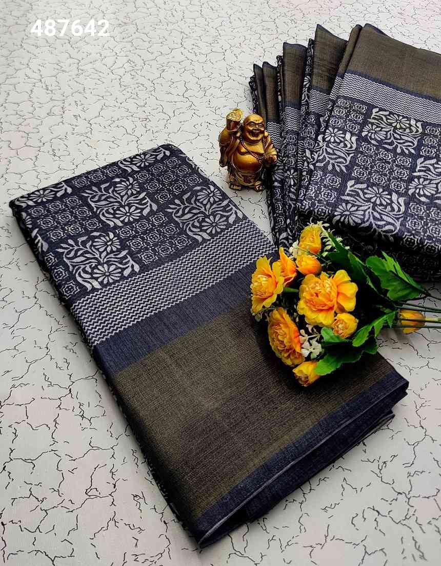 Fancy Print Cotton Sarees