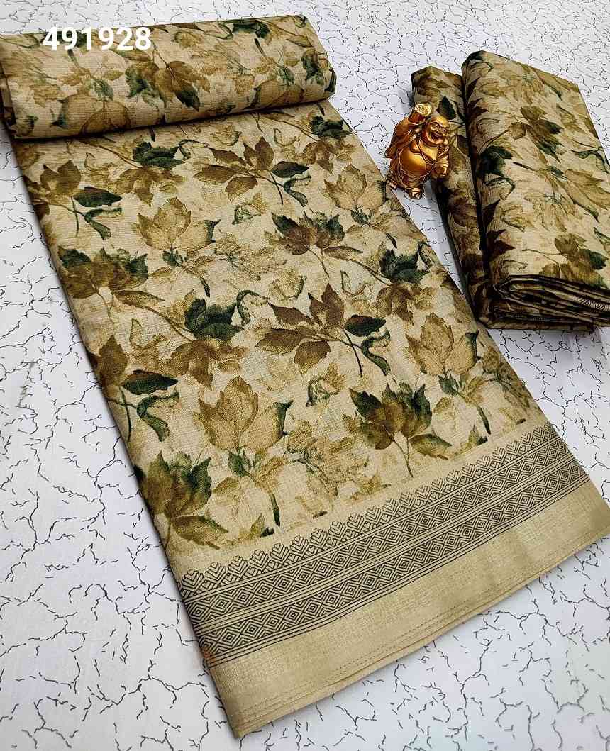 Fancy Print Cotton Sarees