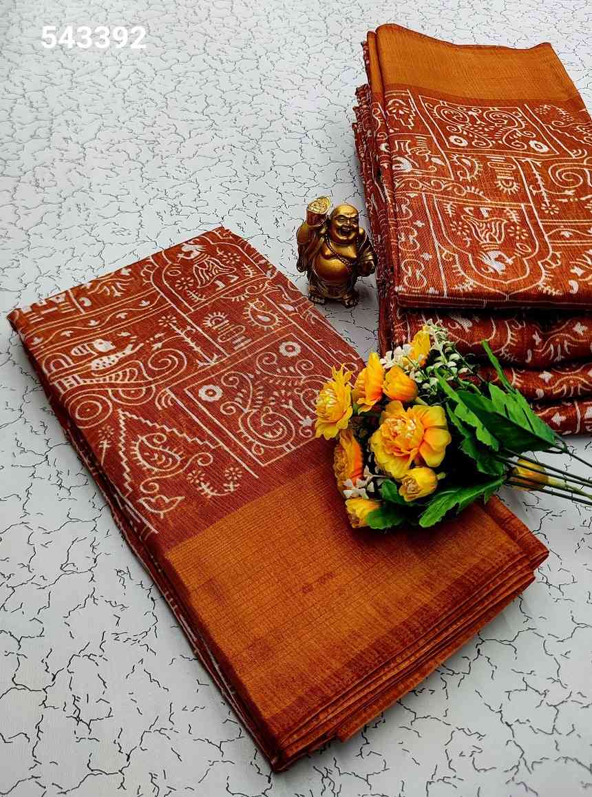 Fancy Print Cotton Sarees