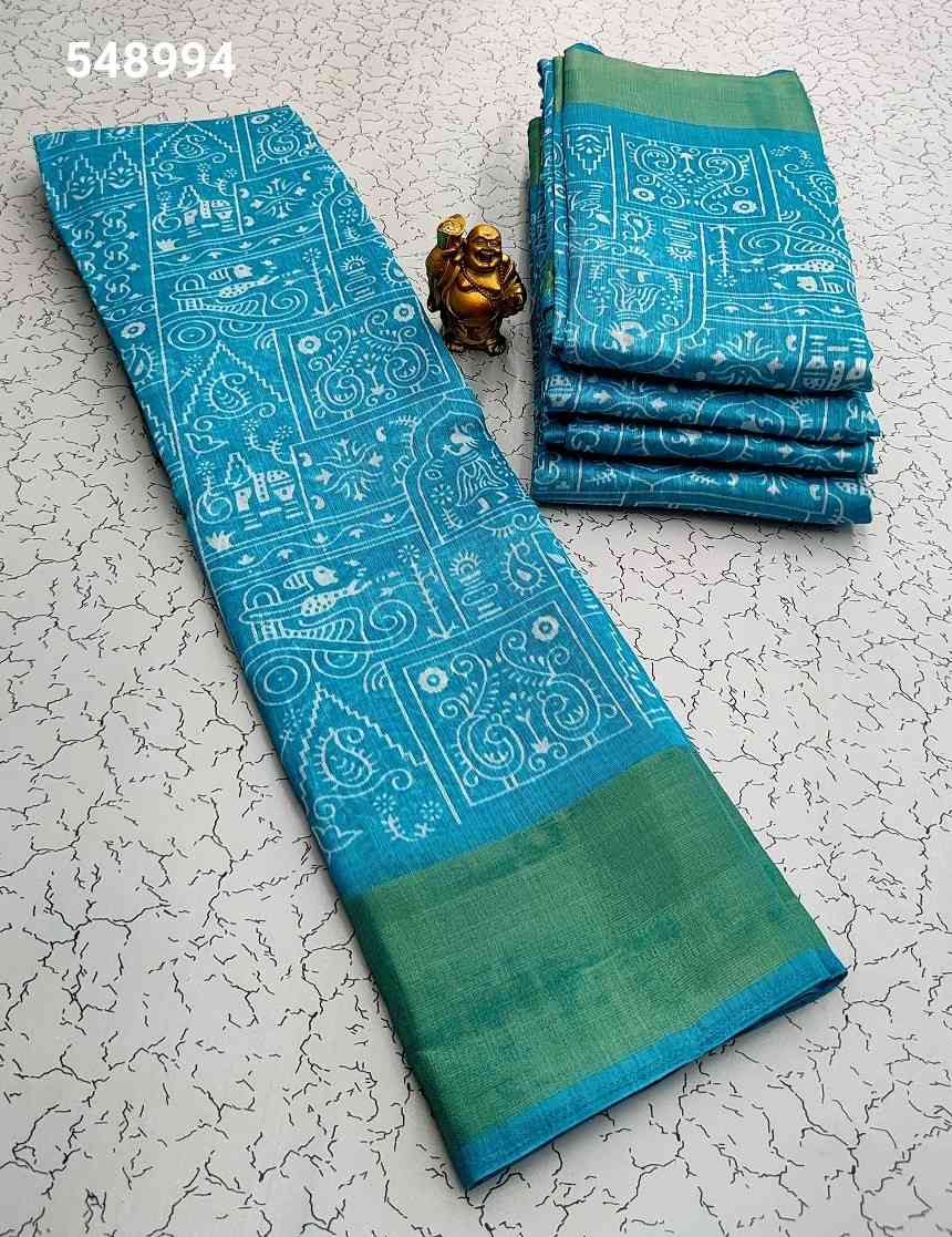 Fancy Print Cotton Sarees