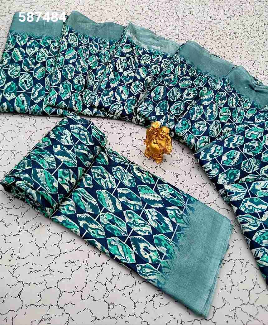 Fancy Print Cotton Sarees