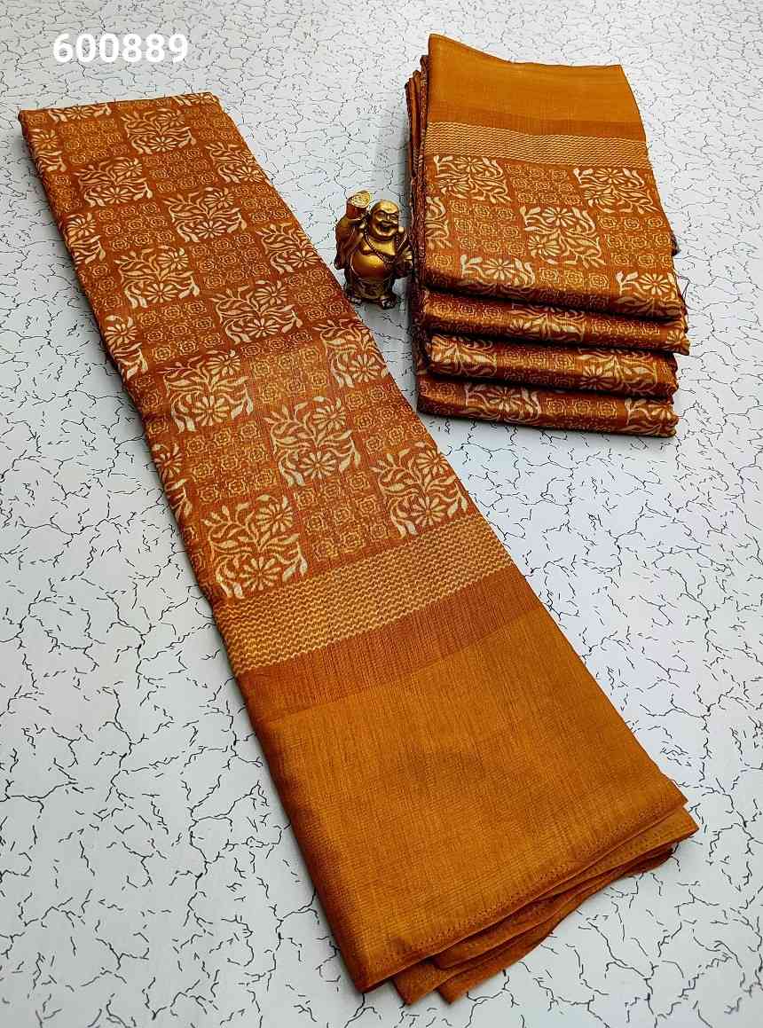 Fancy Print Cotton Sarees